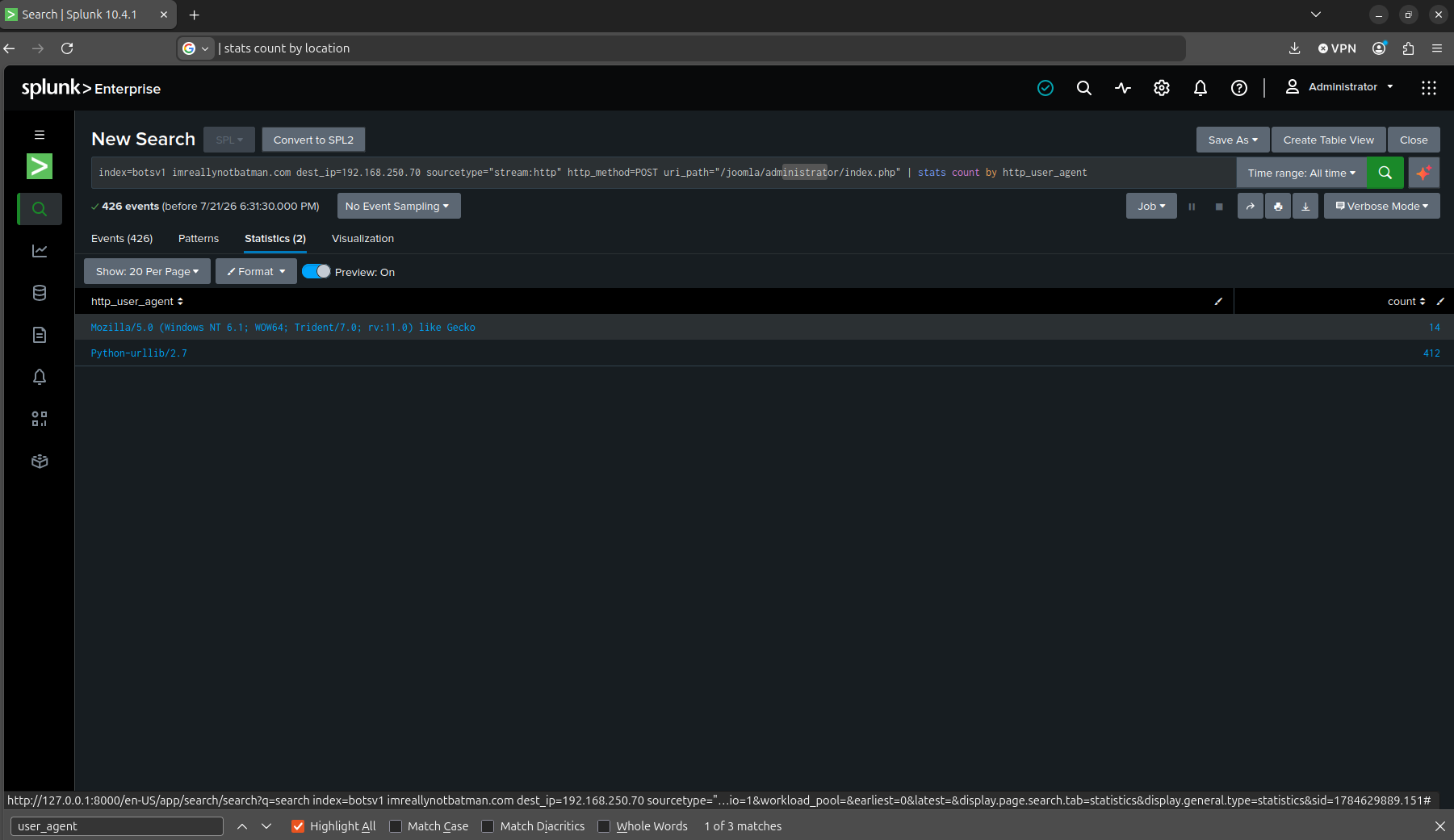 412 automated attempts against 14 manual attempts, the pivot that cracked it